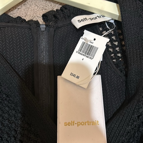 Black Self -Portrait Sweater Shirt - Picture 4 of 9